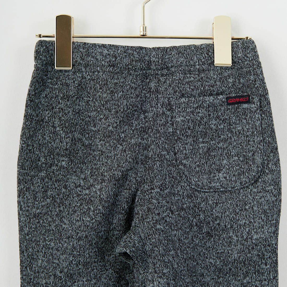 GRAMiCCi [グラミチ] ボンディングニットフリースキッズリブパンツ [G2FK-P020-K] H.CHARCOAL