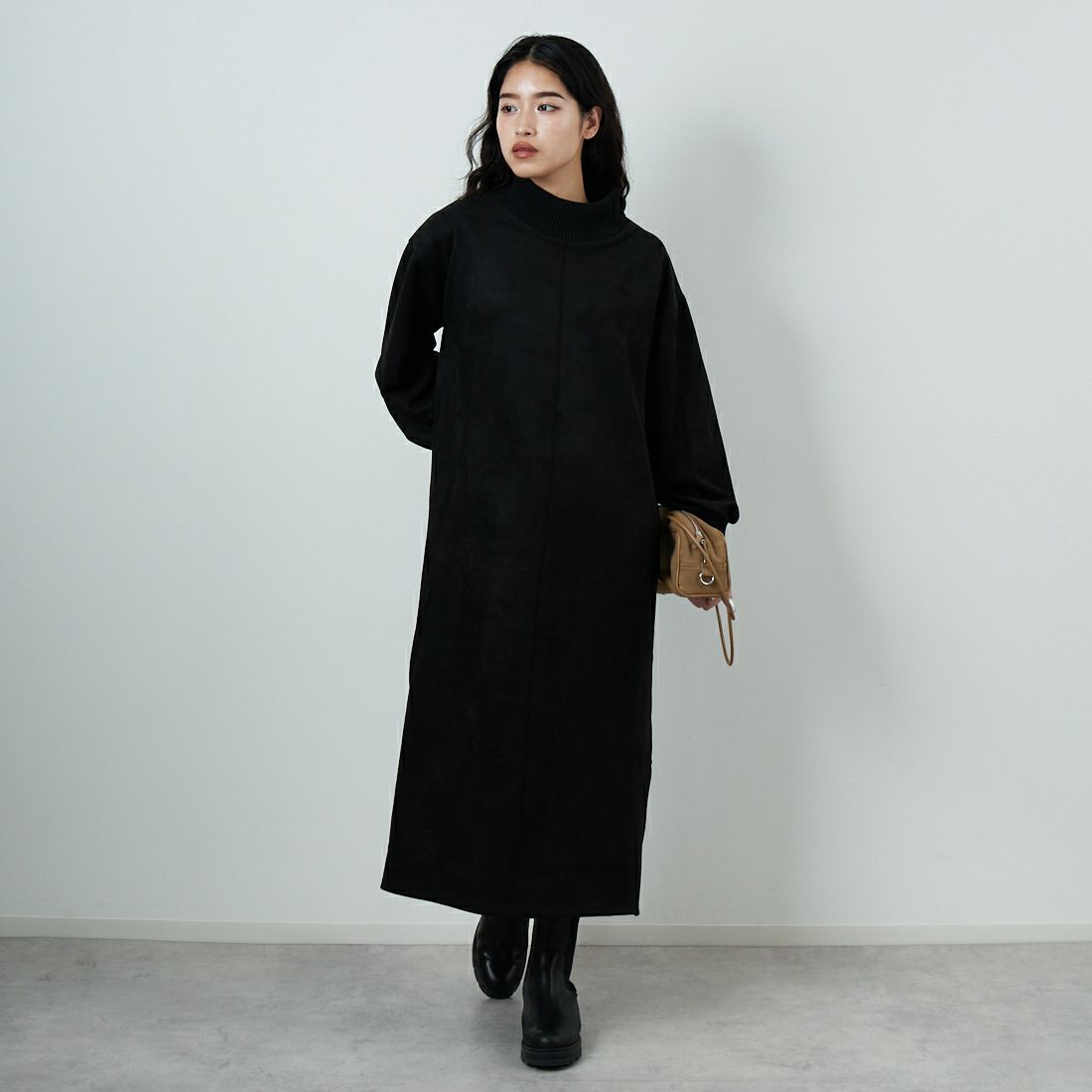 ﾌﾞﾗｯｸ&&モデル身長：162cm 着用サイズ：F&&