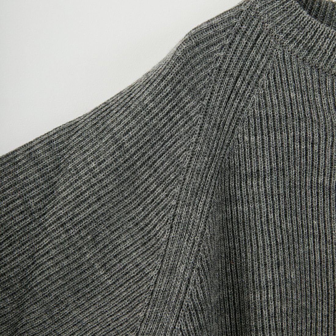 Vincent et Mireille [ヴァンソン エ ミレイユ] ウールリブクラシッククルーネックニット [VM252WA13070] 15 MD GRY