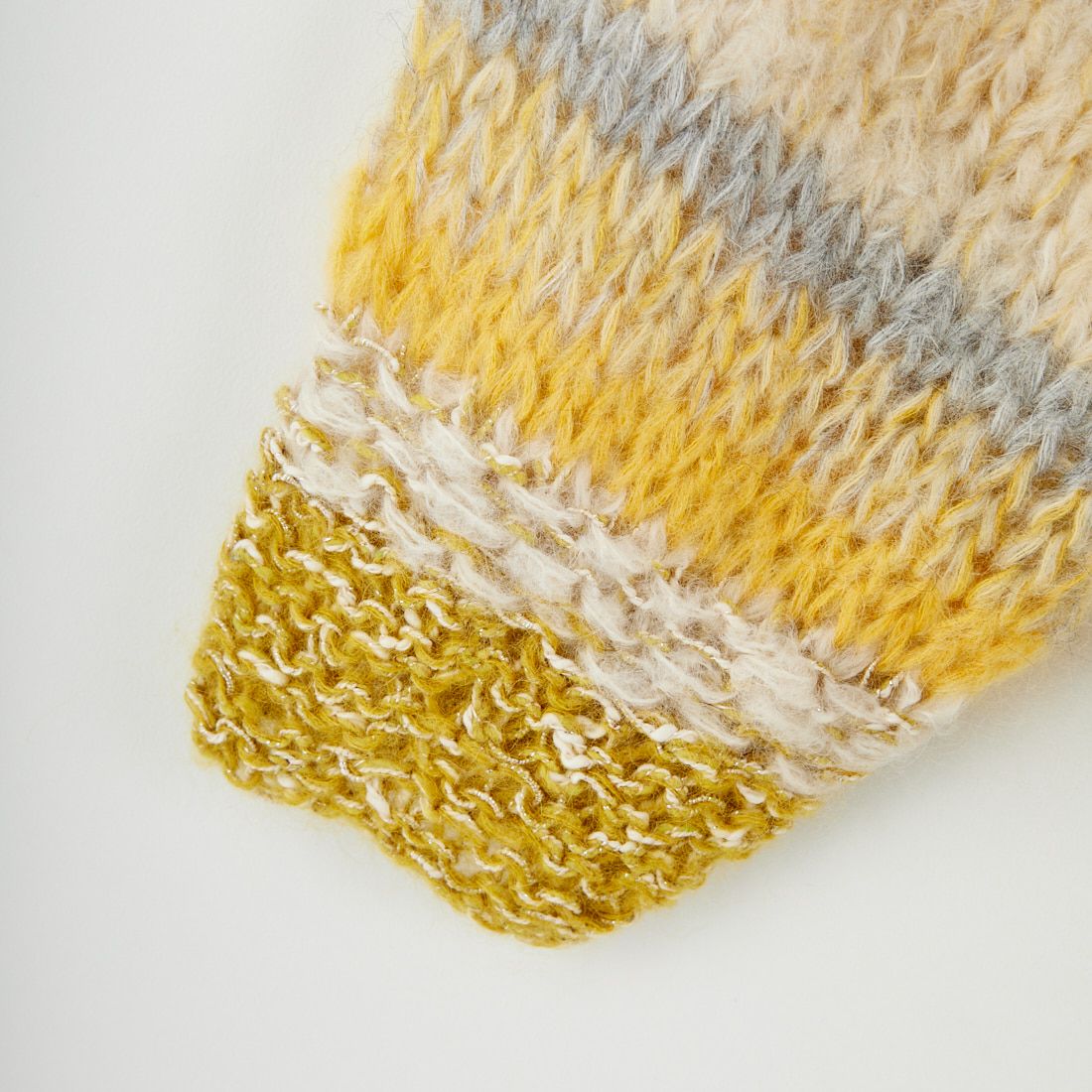 TICCA [ティッカ] ハンドニットカーディガン [TBEA-512] YELLOW MIX