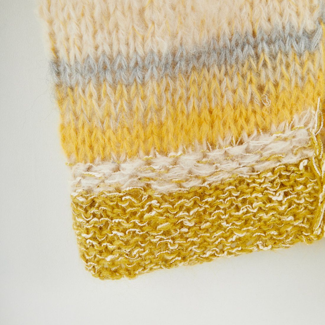 TICCA [ティッカ] ハンドニットカーディガン [TBEA-512] YELLOW MIX