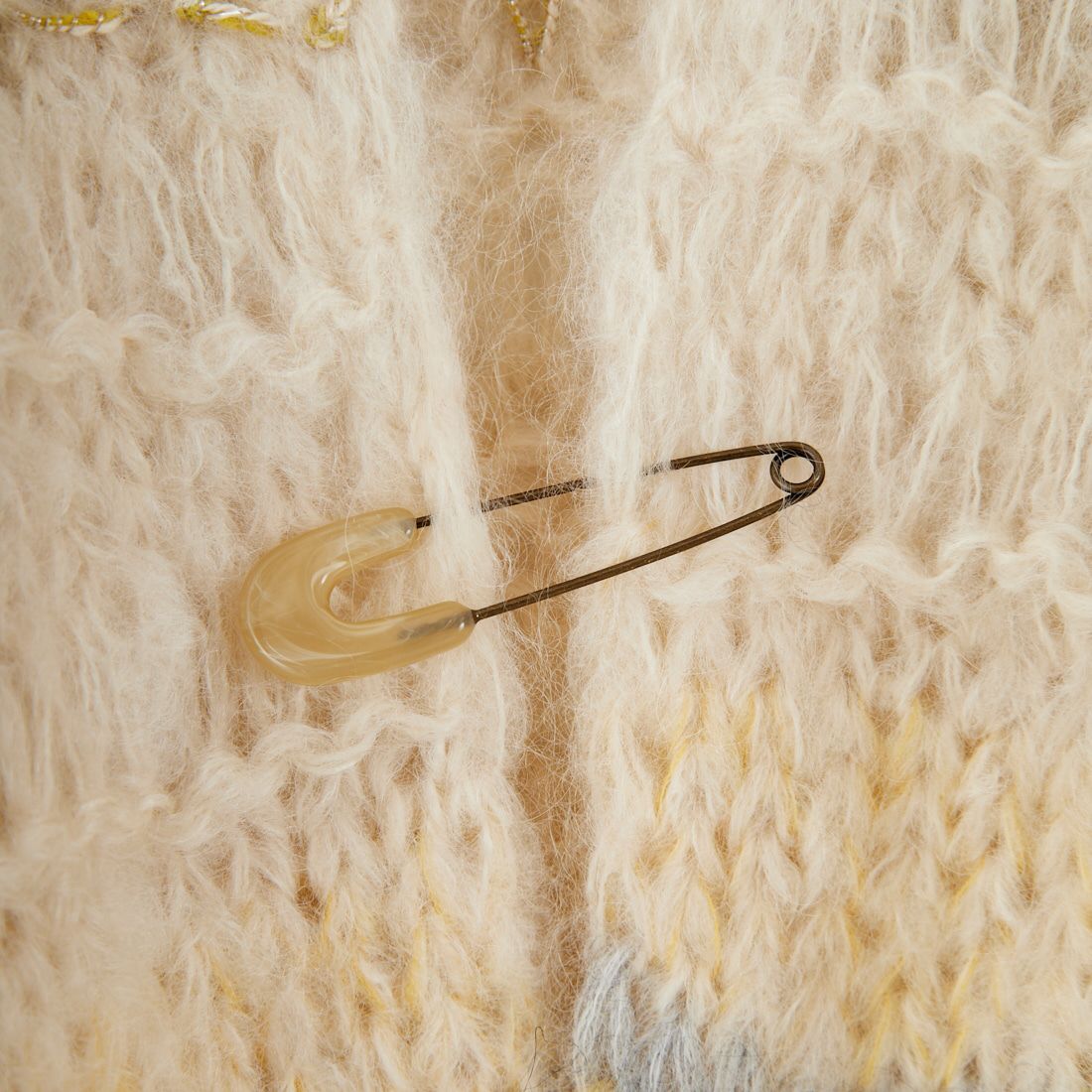 TICCA [ティッカ] ハンドニットカーディガン [TBEA-512] YELLOW MIX