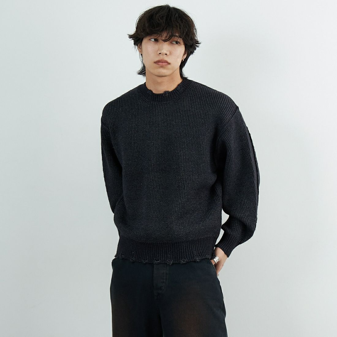 700 BLACK&&モデル身長：179cm 着用サイズ：1&&