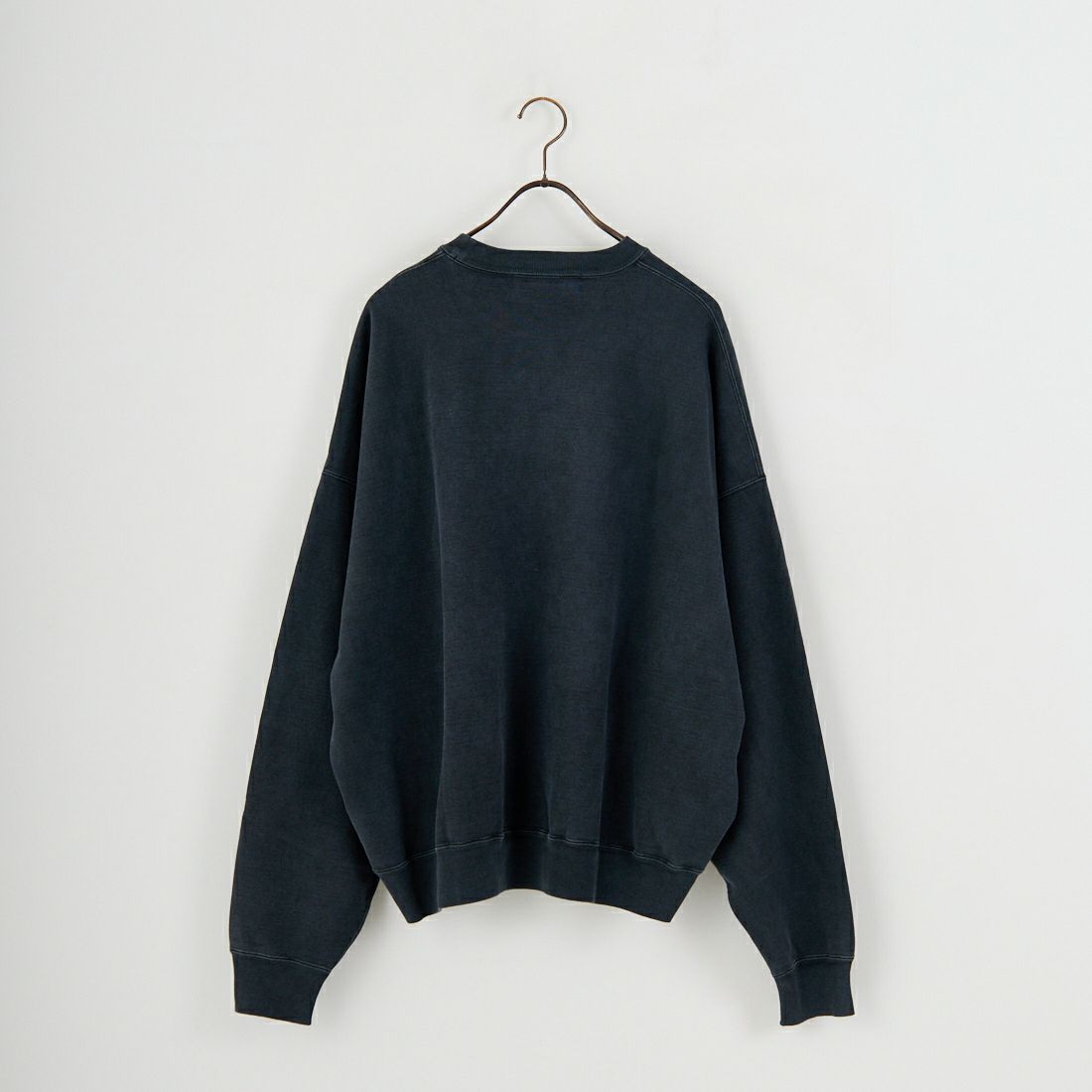 REMI RELIEF [レミレリーフ] 別注 SP加工 ダメージクルーネックスウェット [RN29373269-JF] BLACK