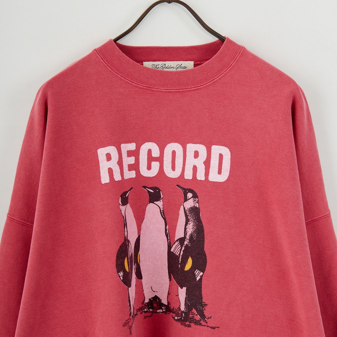 REMI RELIEF [レミレリーフ] 別注 SP加工 ダメージクルーネックスウェット [RN29373275-JF] RED