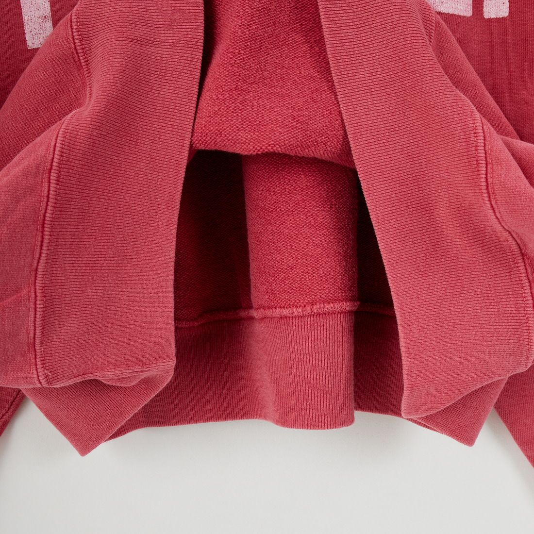 REMI RELIEF [レミレリーフ] 別注 SP加工 ダメージクルーネックスウェット [RN29373275-JF] RED