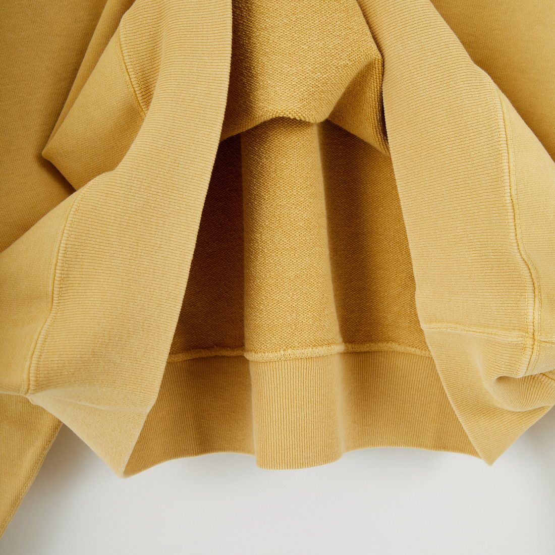 REMI RELIEF [レミレリーフ] 別注 SP加工 ダメージクルーネックスウェット [RN29373276-JF] MUSTARD