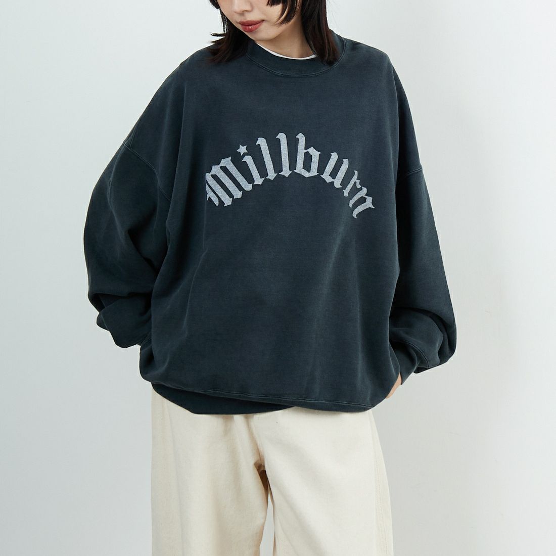 BLACK&&モデル身長：162cm 着用サイズ：M&&