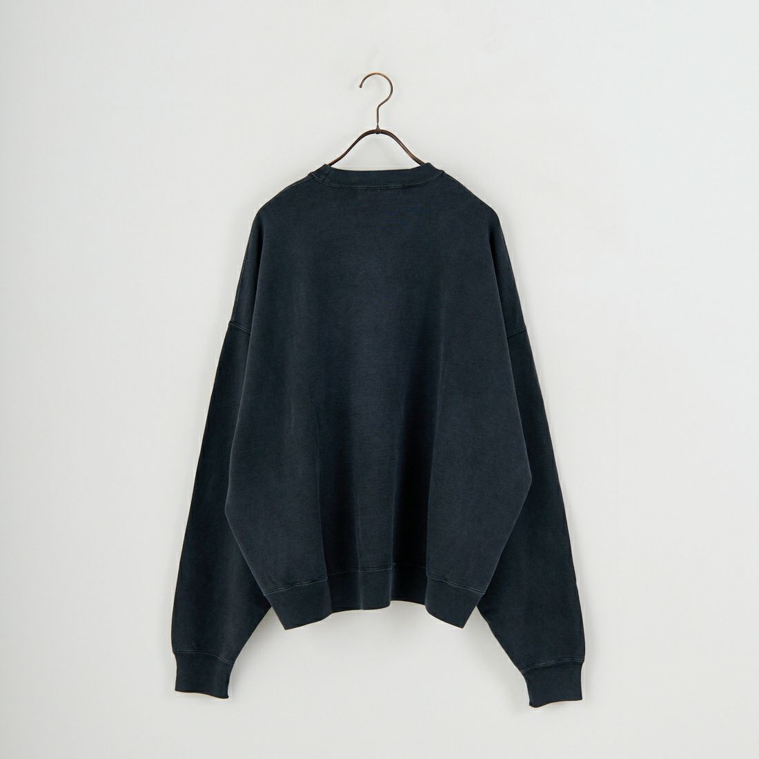 REMI RELIEF [レミレリーフ] 別注 SP加工 ダメージクルーネックスウェット [RN29373270-JF] BLACK