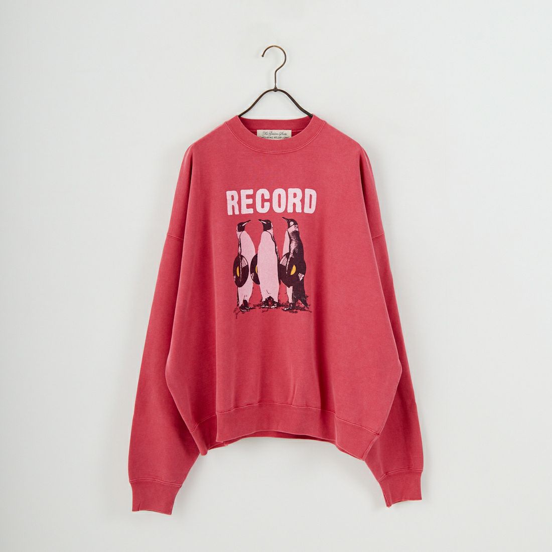 REMI RELIEF [レミレリーフ] 別注 SP加工 ダメージクルーネックスウェット [RN29373275-JF] RED