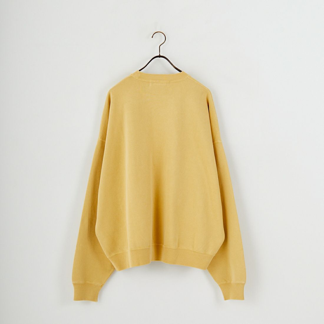 REMI RELIEF [レミレリーフ] 別注 SP加工 ダメージクルーネックスウェット [RN29373276-JF] MUSTARD