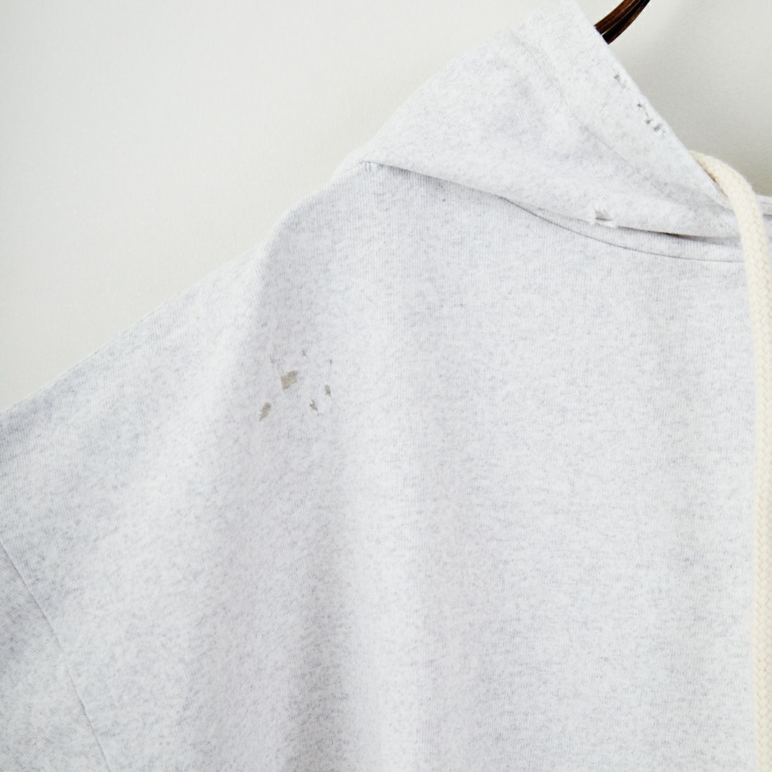 HOLIDAY [ホリデイ] スーパーファインドライ ロングスリーブダメージフーディ [25201006] S.GRAY