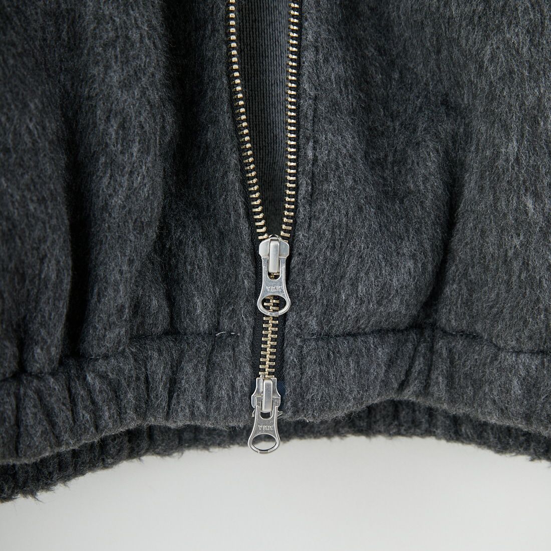 SLICK [スリック] シャギーメルトンジップアップブルゾン [5111062] 805 CHARCO