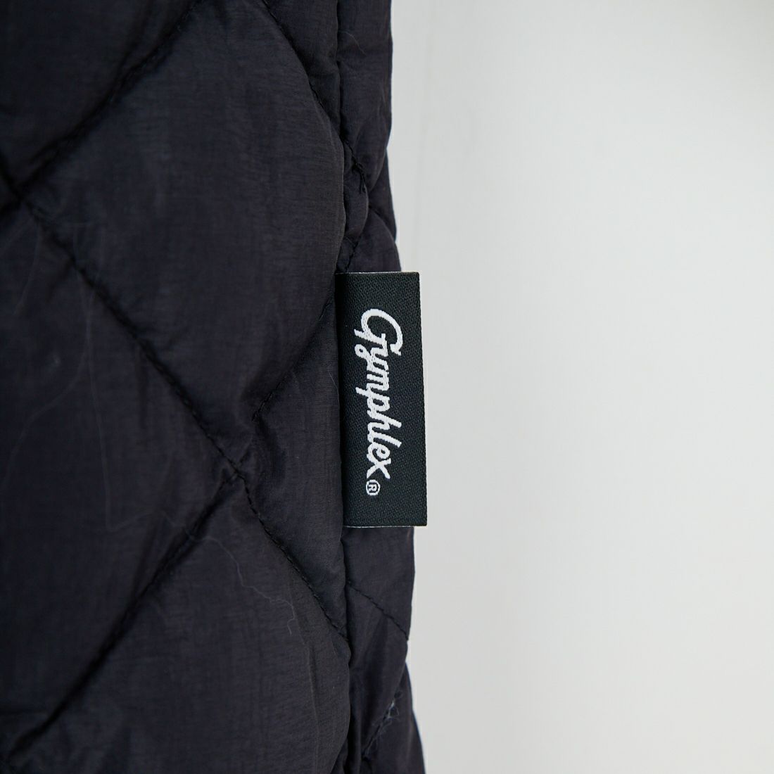Gymphlex [ジムフレックス] キルトダウンパフスリーブミドルコート [GY-A0717NYM] BLACK