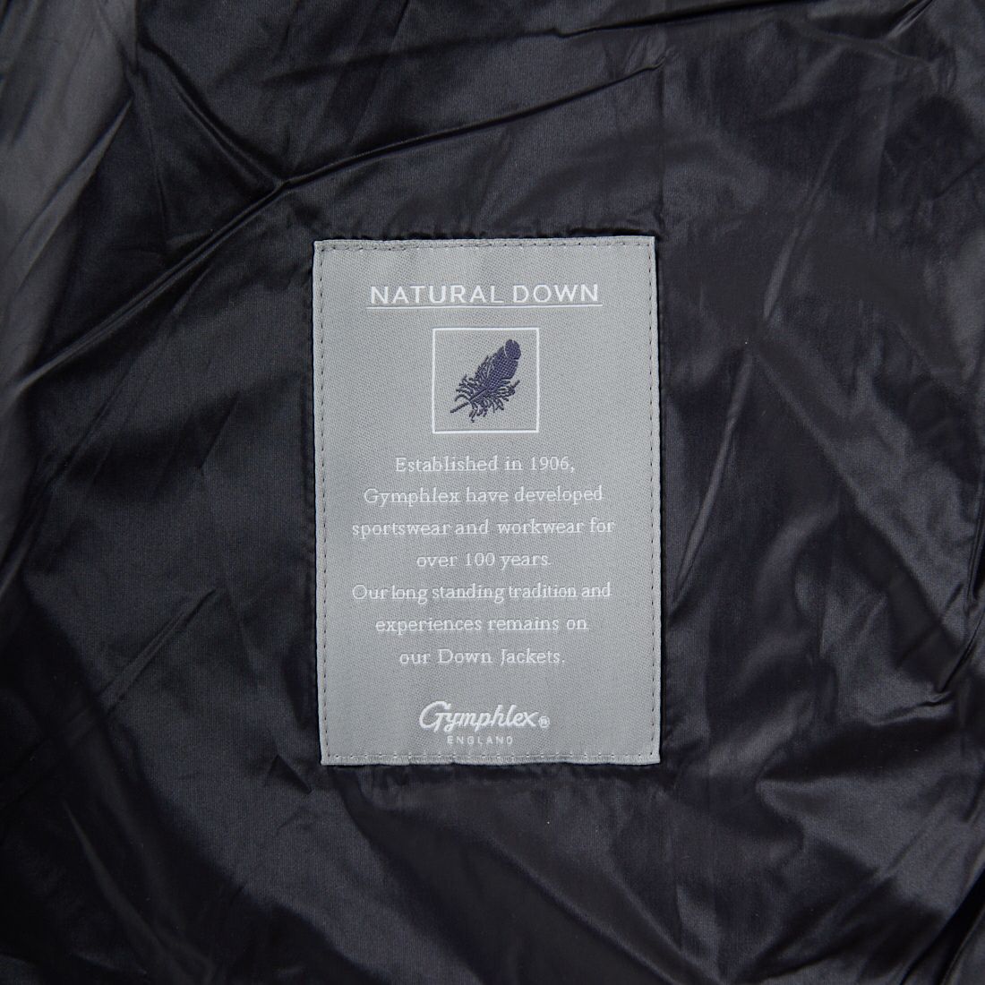 Gymphlex [ジムフレックス] キルトダウンパフスリーブミドルコート [GY-A0717NYM] BLACK