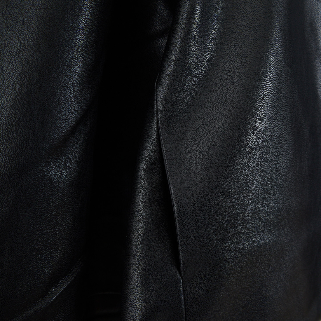 WILLFULLY [ウィルフリー] 2WAYボリュームスリーブ シンセティックレザーショートジャケット [2522-OU-16] BLACK