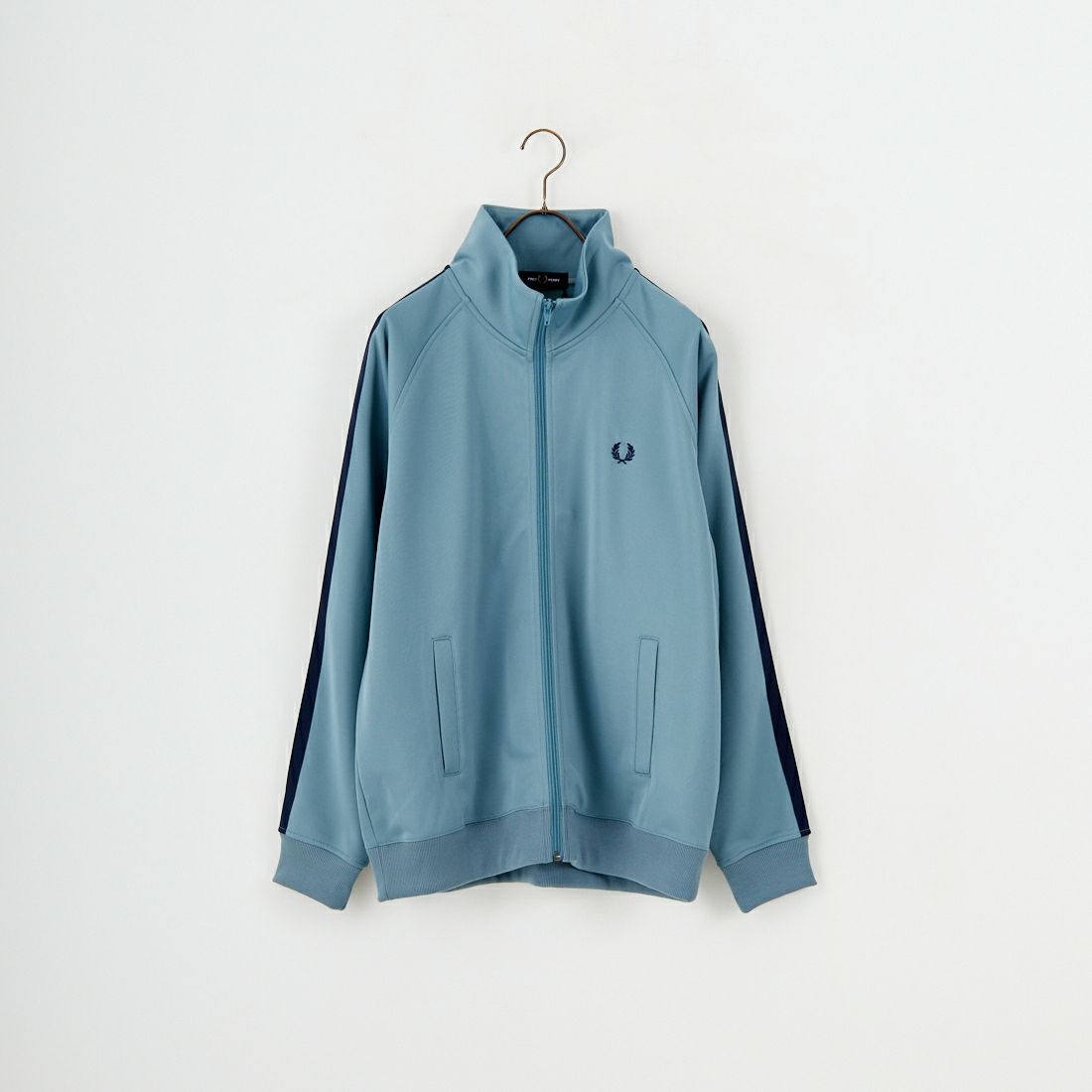 FRED PERRY [フレッドペリー] 別注 配色ライン トラックジャケット [FPM-25A-029JF] STOCKPORTB