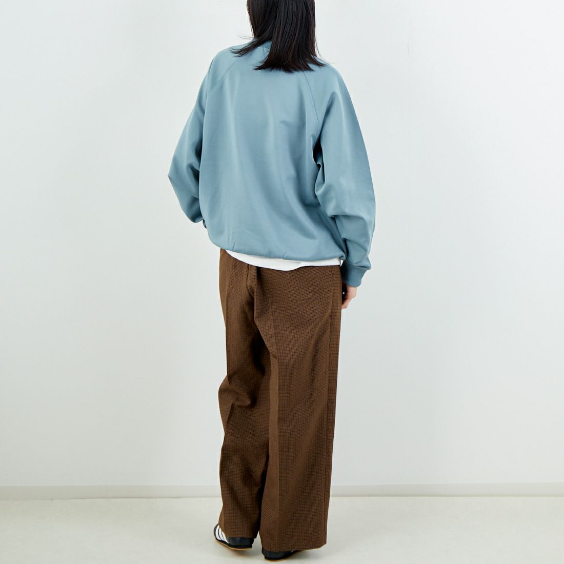 FRED PERRY [フレッドペリー] 別注 トラック クルーネックプルオーバー [FPM-25A-030JF] BURNT TOBA