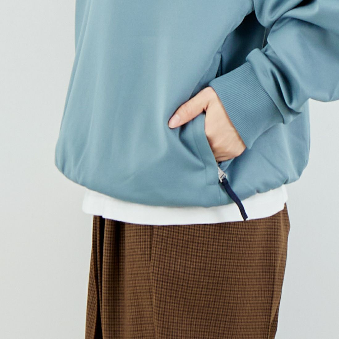 FRED PERRY [フレッドペリー] 別注 トラック クルーネックプルオーバー [FPM-25A-030JF] ECRU/ANCHO