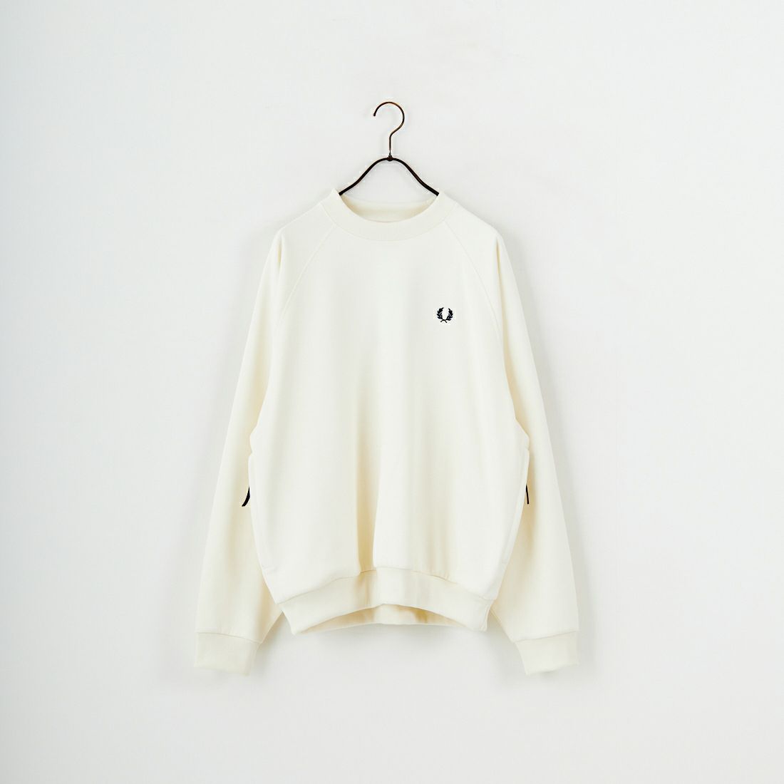 FRED PERRY [フレッドペリー] 別注 トラック クルーネックプルオーバー [FPM-25A-030JF] ECRU/ANCHO