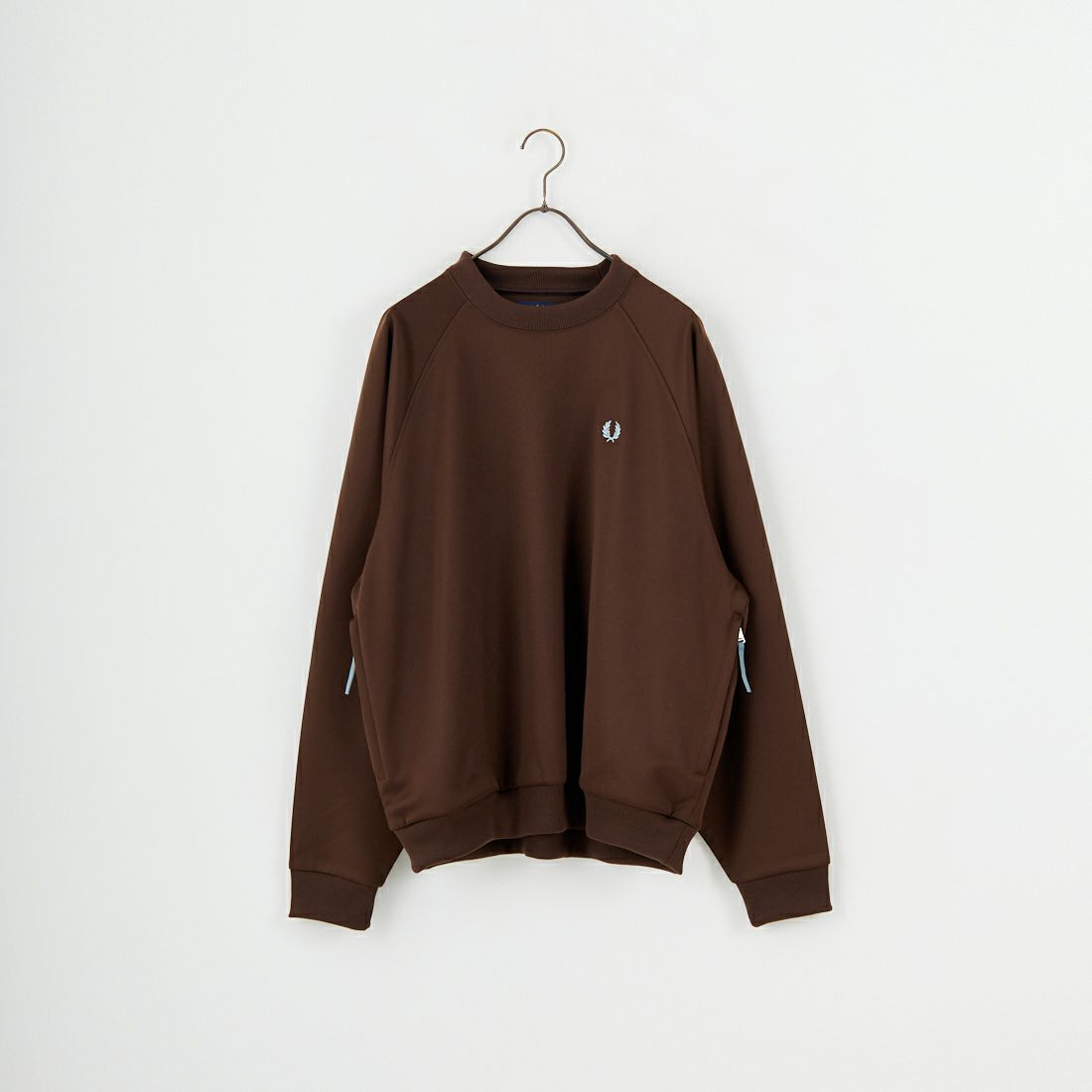 FRED PERRY [フレッドペリー] 別注 トラック クルーネックプルオーバー [FPM-25A-030JF] BURNT TOBA