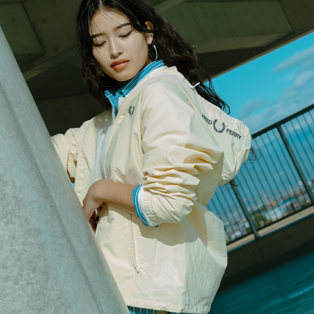 ECRU/ANCHO&&モデル身長：162cm 着用サイズ：S&&