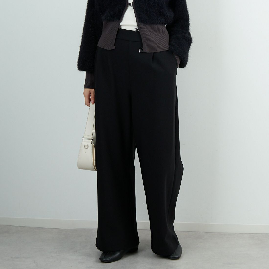 004 ﾌﾞﾗｯｸ&&モデル身長：162cm 着用サイズ：F&&