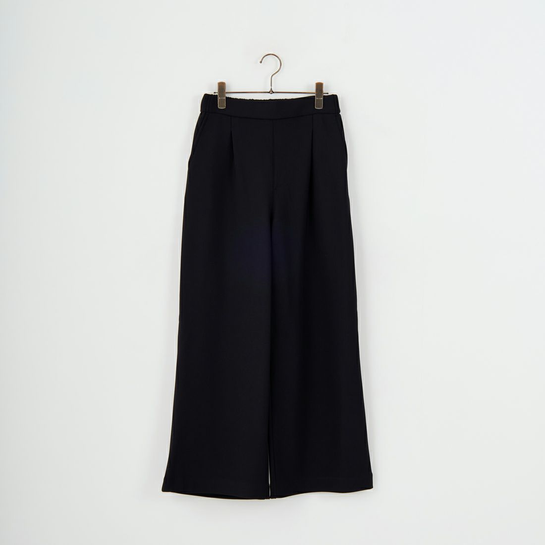 DIGNITE COLLIER [ディニテコリエ] 裏フリースワイドパンツ [80256341] 004 ﾌﾞﾗｯｸ