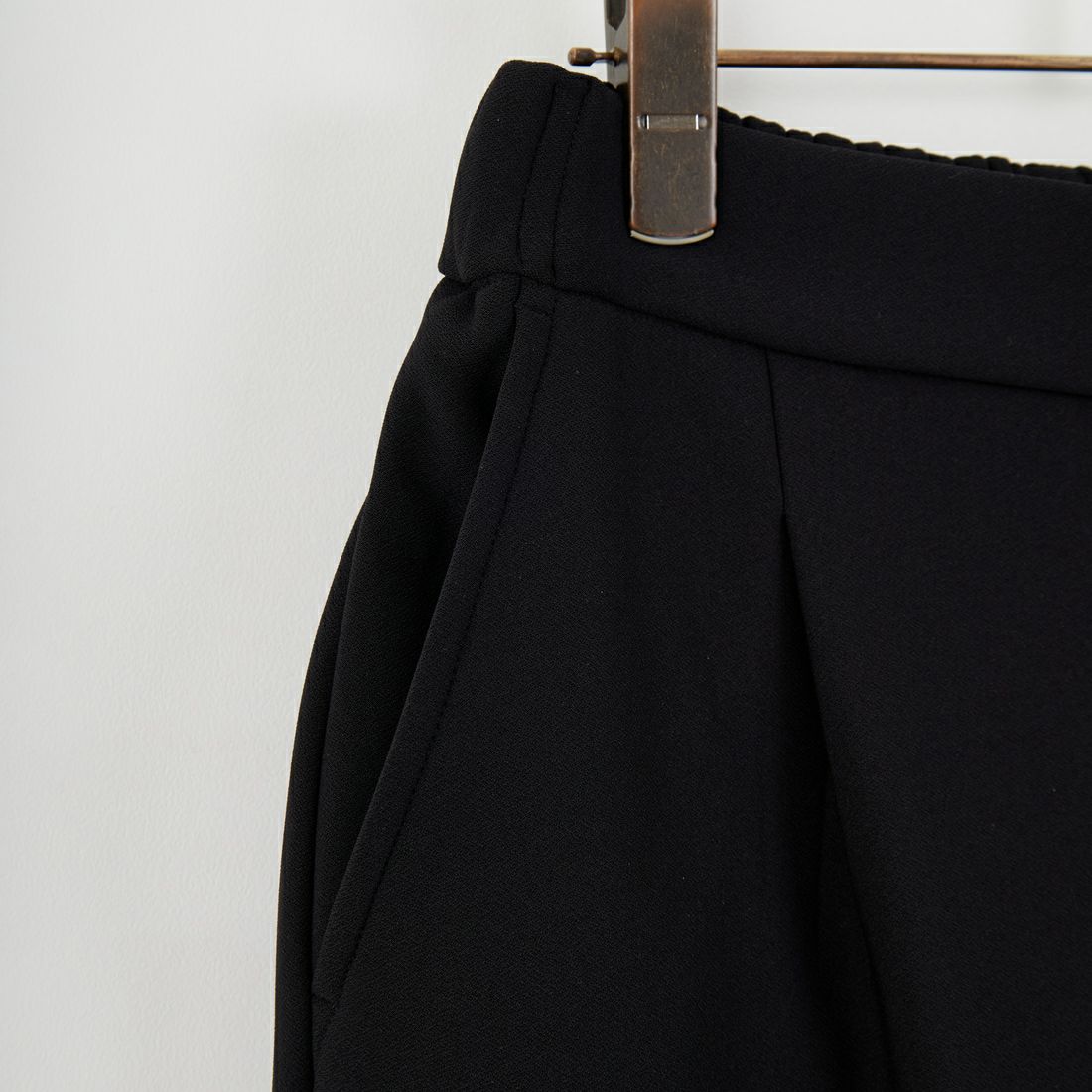 DIGNITE COLLIER [ディニテコリエ] 裏フリースワイドパンツ [80256341] 004 ﾌﾞﾗｯｸ