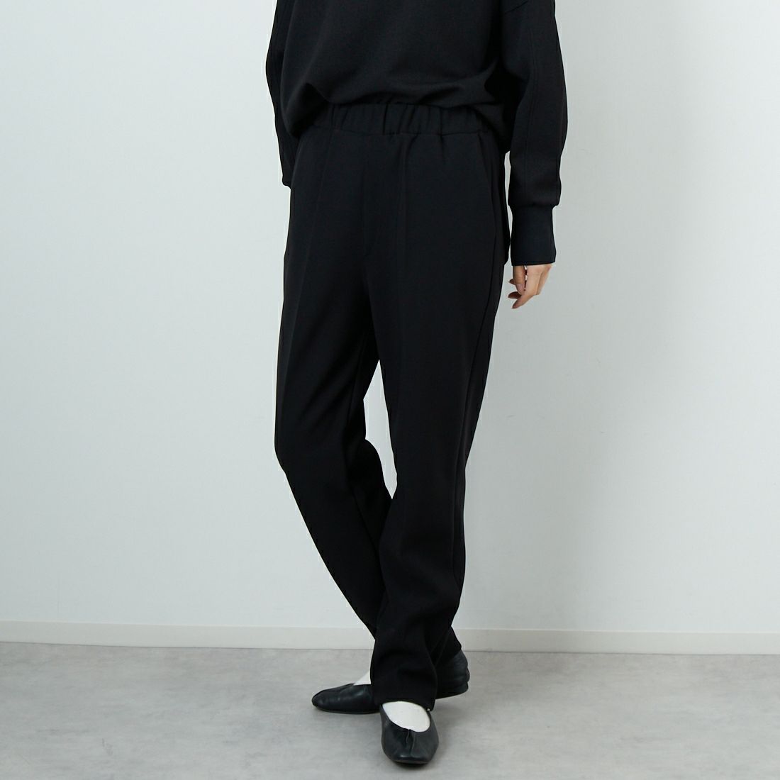 DIGNITE COLLIER [ディニテコリエ] 裏フリーステーパードパンツ