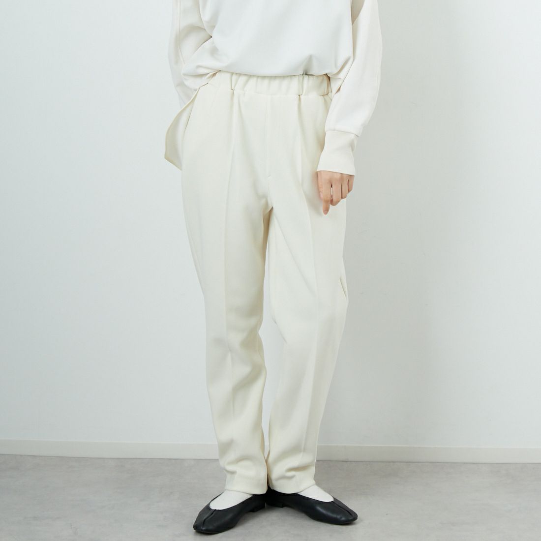 DIGNITE COLLIER [ディニテコリエ] 裏フリーステーパードパンツ