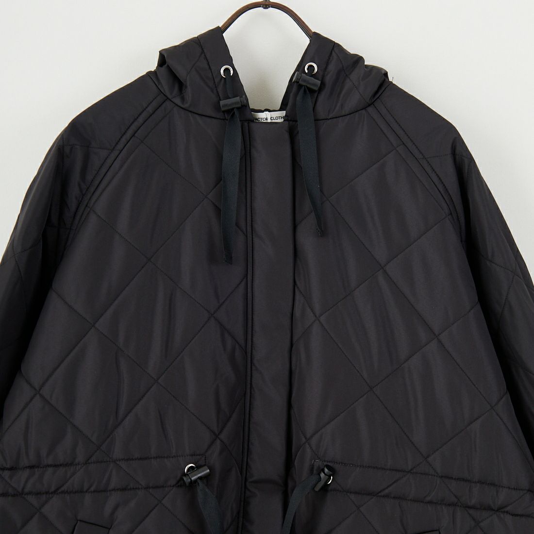 Jeans Factory Clothes [ジーンズファクトリークローズ] ウエストドローキルティングジャケット [LFF707] 840 BLACK