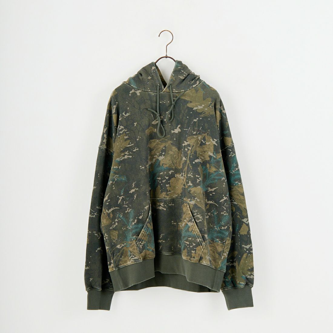 carhartt WIP [カーハートダブリューアイピー] カモ柄フーデッドベントンスウェットシャツ [I034589] CAMO COMBI