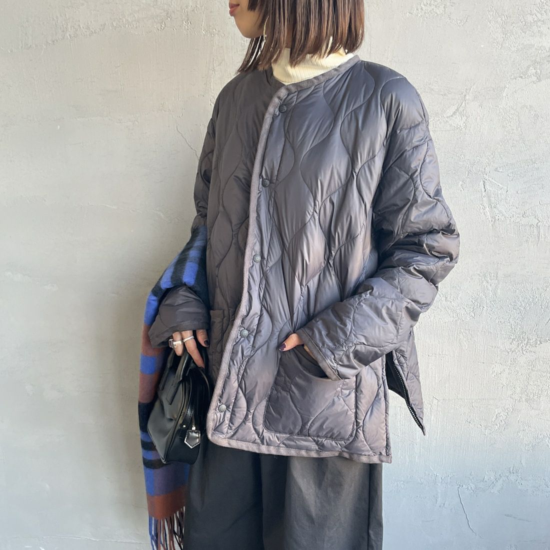 D.CHARCOAL&&モデル身長：159cm 着用サイズ：S&&