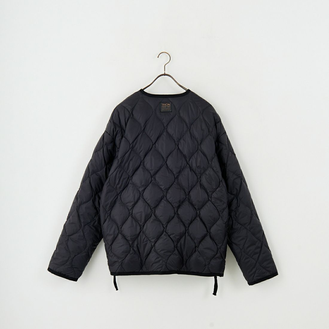 TAION [タイオン] 別注 リバーシブル ライトダウンジャケット [TAION-JF001] BLACK