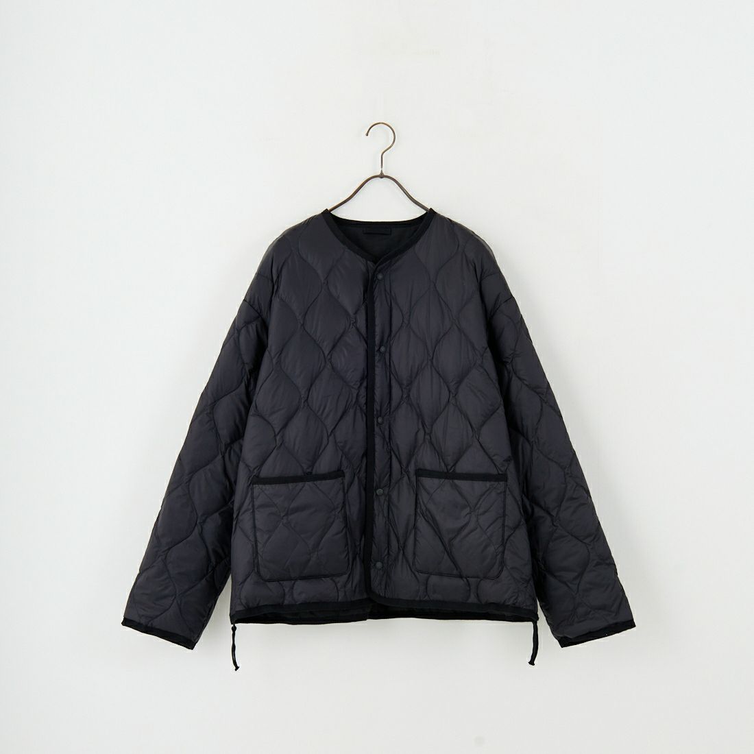 TAION [タイオン] 別注 リバーシブル ライトダウンジャケット [TAION-JF001] BLACK