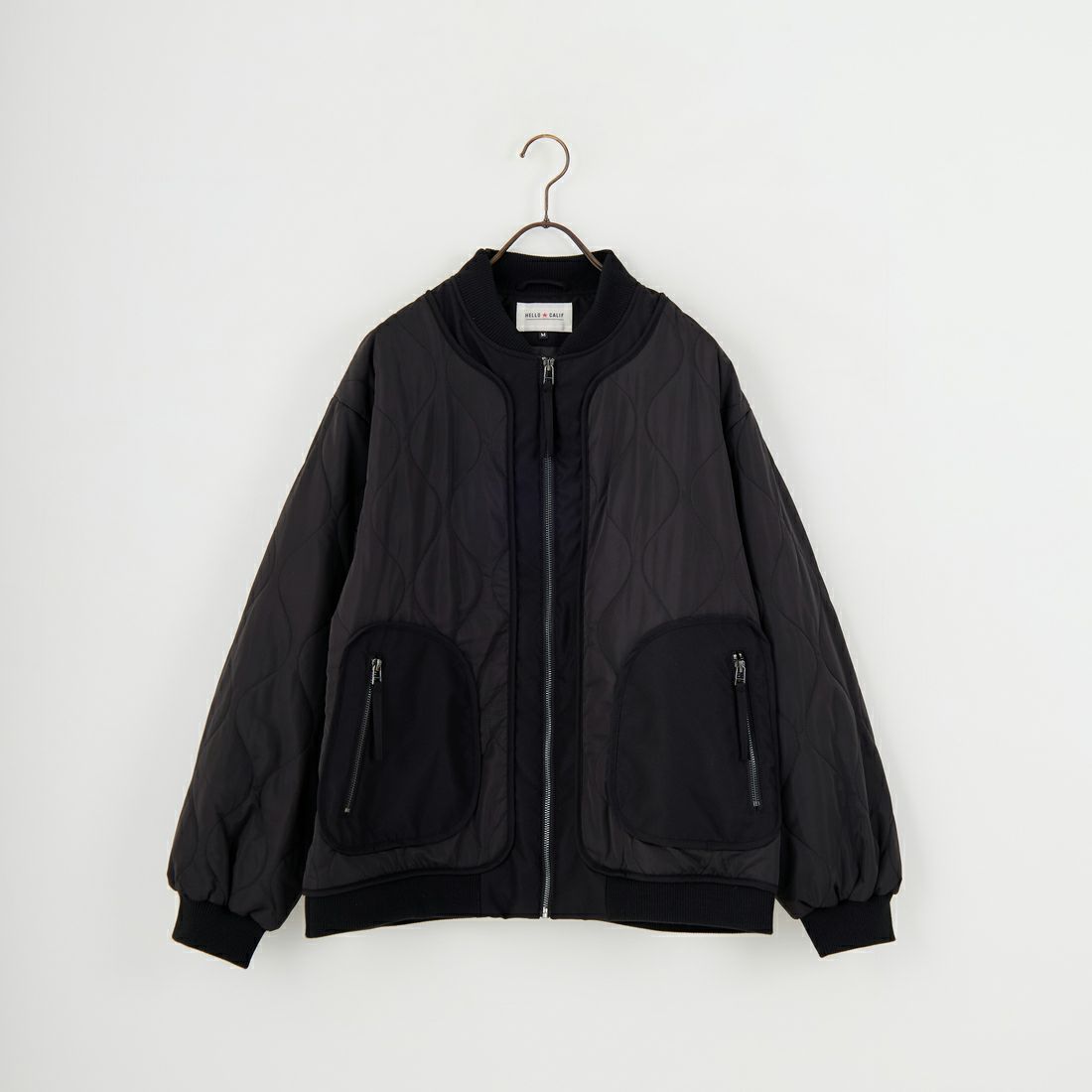 HELLO CALIF [ハローカリフ] キルティングボンバージャケット [511002IN] BLACK