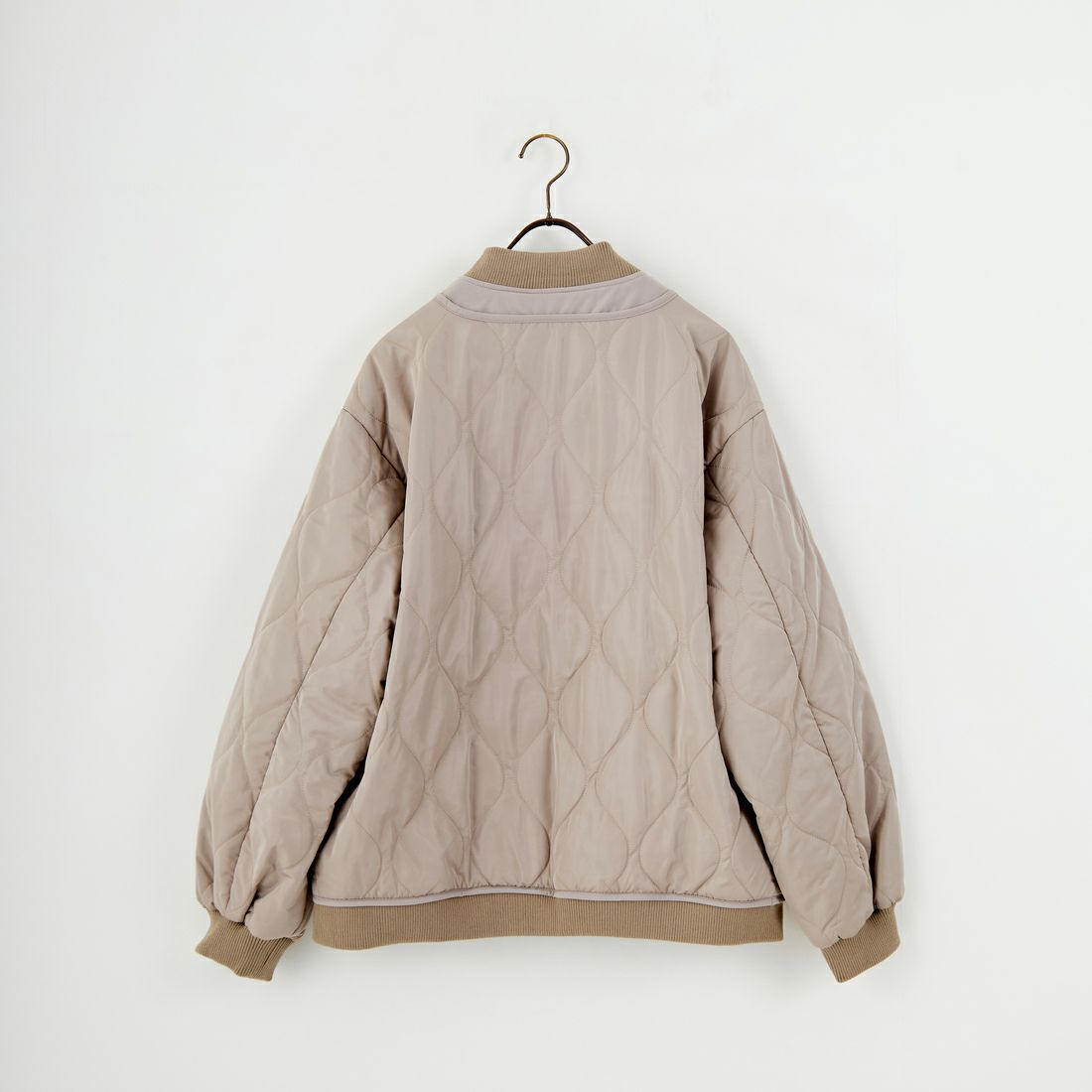 HELLO CALIF [ハローカリフ] キルティングボンバージャケット [511002IN] GREIGE