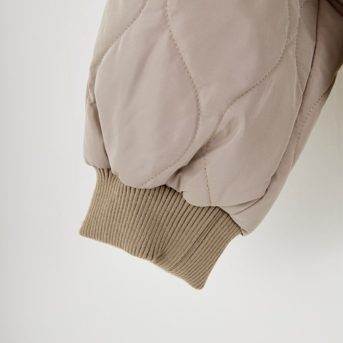 HELLO CALIF [ハローカリフ] キルティングボンバージャケット [511002IN] GREIGE