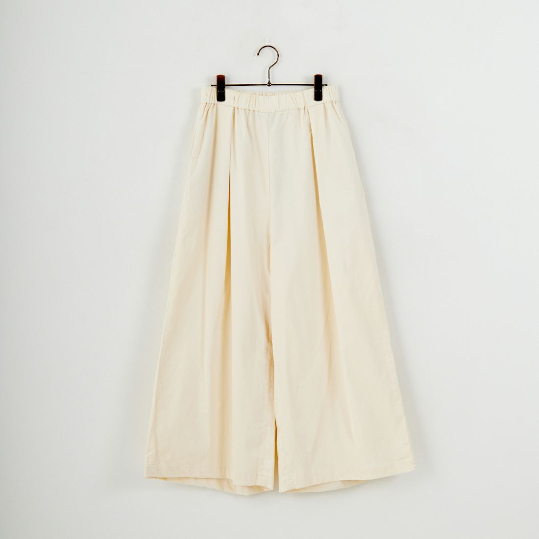 mizuiro ind [ミズイロインド] コーデュロイタックワイドパンツ [4-260067] 12C IVORY