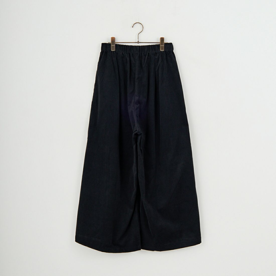 mizuiro ind [ミズイロインド] コーデュロイタックワイドパンツ [4-260067] 99 BLACK