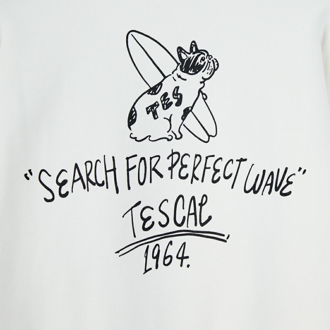 The Endless Summer [エンドレスサマー] 別注 手描き風BUHI バックプリントスウェット [FH-25774500-JF] IVORY