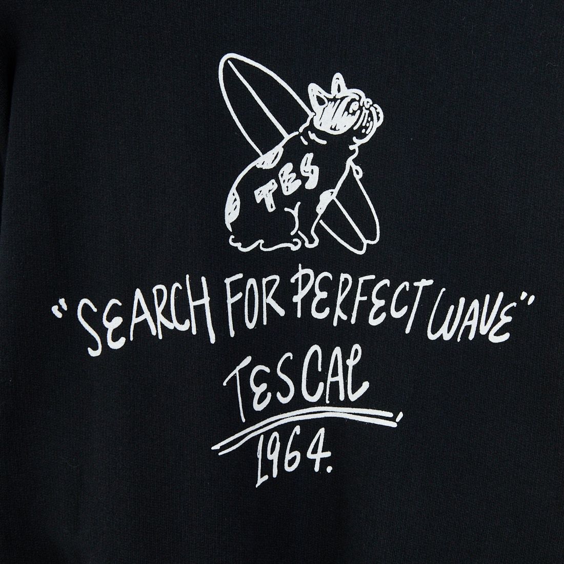 The Endless Summer [エンドレスサマー] 別注 手描き風BUHI バックプリントスウェット [FH-25774500-JF] BLACK