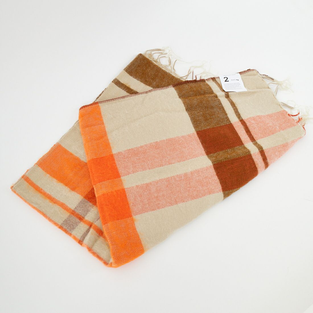 hint hint [ヒントヒント] アクリルコットン大判ストール [STOLE-13] N.BEIGE