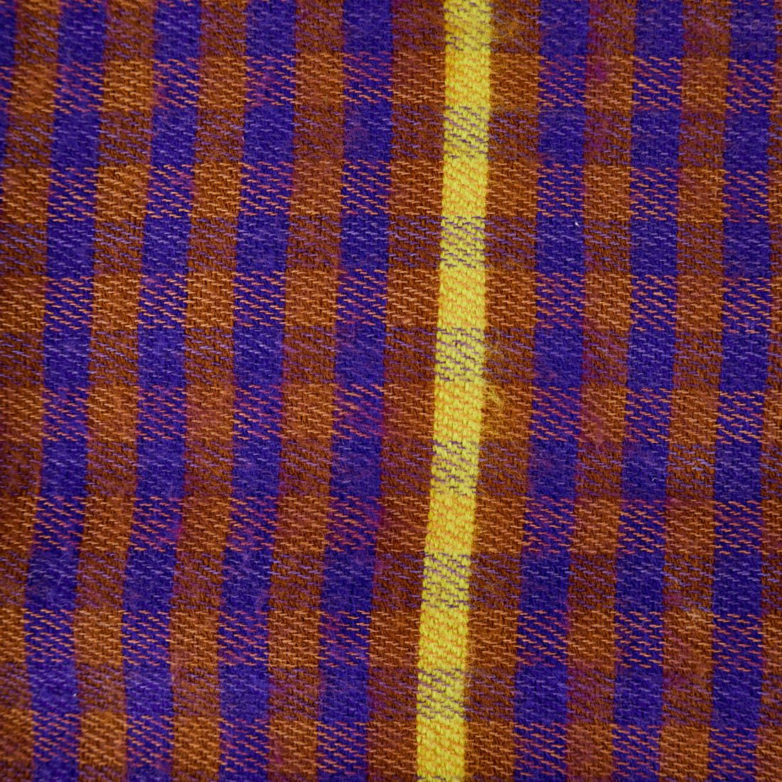 hint hint [ヒントヒント] アクリルコットン大判ストール [STOLE-08] PURPLE/GRN