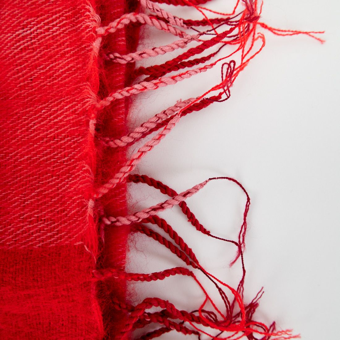 hint hint [ヒントヒント] アクリルコットン大判ストール [STOLE-17] RED