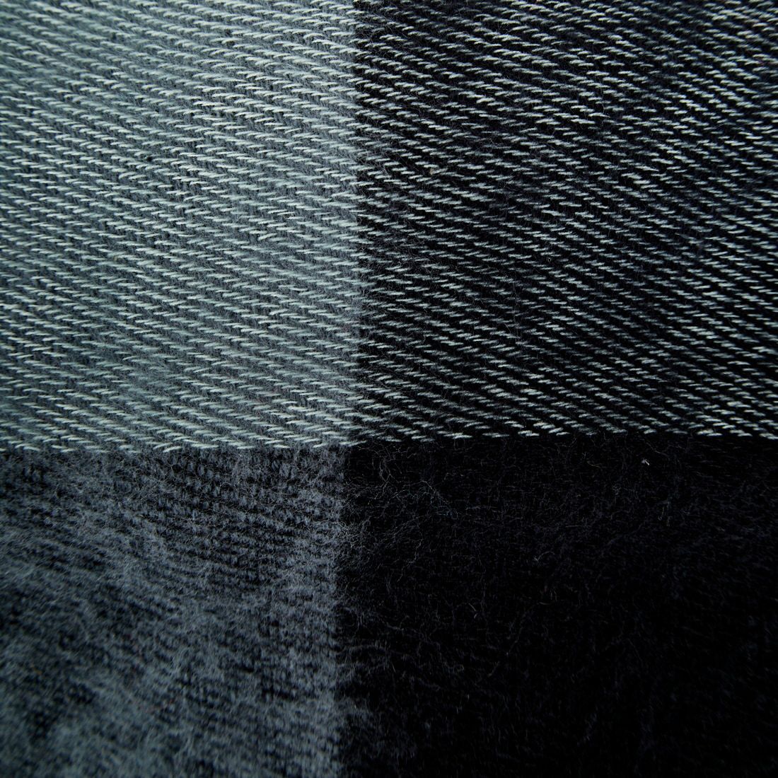 hint hint [ヒントヒント] アクリルコットン大判ストール [STOLE-17] BLACK