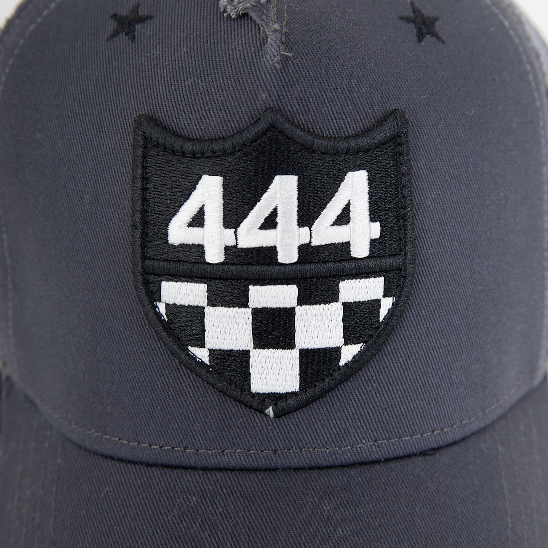 YOSHINORI KOTAKE [ヨシノリ コタケ] 444チェック メッシュキャップ [YKHK25-01] C.GRAY