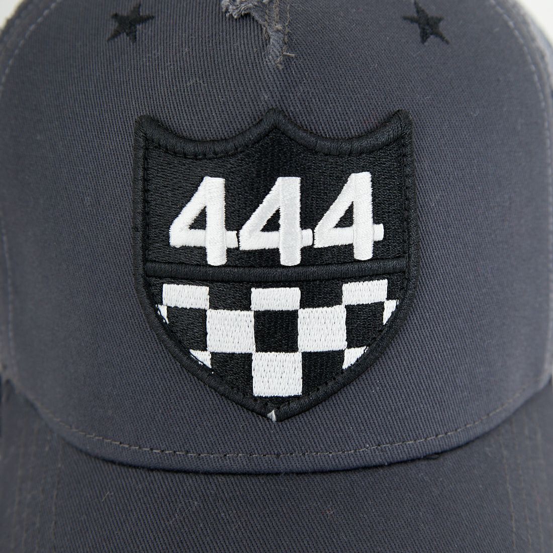 YOSHINORI KOTAKE [ヨシノリ コタケ] 444チェック メッシュキャップ [YKHK25-01] C.GRAY