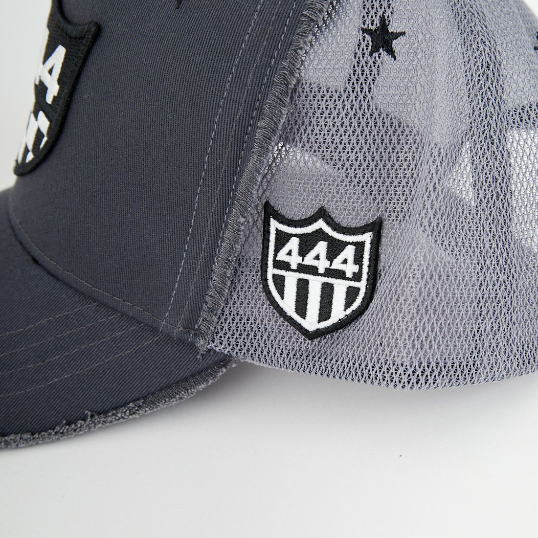 YOSHINORI KOTAKE [ヨシノリ コタケ] 444チェック メッシュキャップ [YKHK25-01] C.GRAY